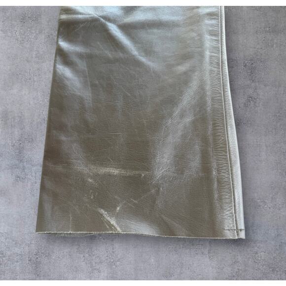 Vtg Black Leather Moto Pants Men’s 38 Biker Rocker Punk Y2K - Picture 10 of 11